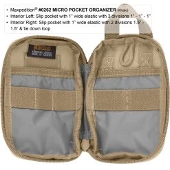Maxpedition Micro Pocket Organiser -Outdoor Survival Gear 0262k3 detail 34260.1694099308