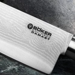 Boker Damascus Black Santoku Fixed Blade -Outdoor Survival Gear 130417DAM.2 43884.1648550588.1280.1280 38688.1648635339