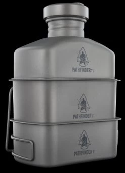 Pathfinder Titanium Canteen Cooking Set -Outdoor Survival Gear 31b 2 93482.1624535087
