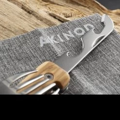 Akinod 13H25 Folding Cutlery Set -Outdoor Survival Gear AKI02M00001 83512.1616596803