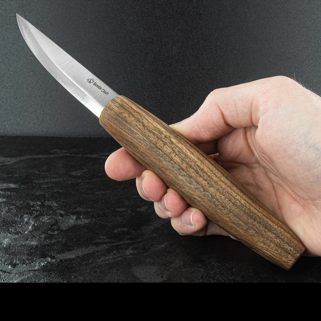 BeaverCraft Spoon Carving Set In Leather Roll 4 BeaverCraft Spoon Carving Set In Leather Roll - Image 2