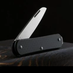 Fox Vulpis 1 Carbon Fibre Penknife -Outdoor Survival Gear FOX FX VP130CFdet4 96270.1686577598