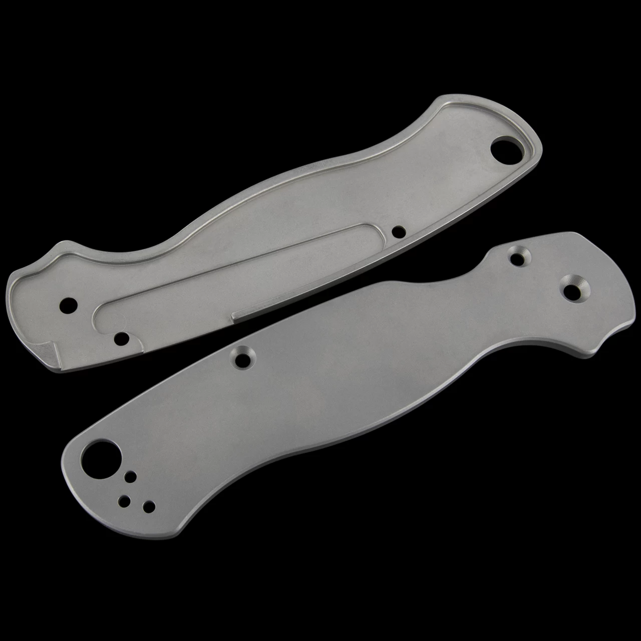 Titech Para Military 2 Plain Titanium Scales 6 Titech Para Military 2 Plain Titanium Scales - Image 4