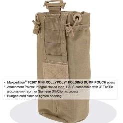 Maxpedition Mini Rollypoly Dump Pouch -Outdoor Survival Gear MAXP 207det6 92132.1674821984