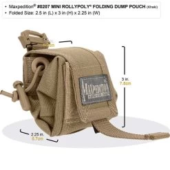 Maxpedition Mini Rollypoly Dump Pouch -Outdoor Survival Gear MAXP 207det9 45021.1674821984