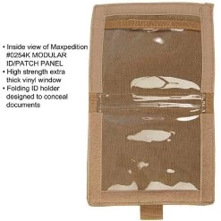 Maxpedition Modular ID/Patch Wallet -Outdoor Survival Gear MAXP 254 Kdet3 30856.1662129700