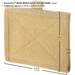 Maxpedition Modular ID/Patch Wallet -Outdoor Survival Gear MAXP 254 Kdet5 05104.1662129700