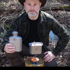 Pathfinder Titanium Canteen Cooking Set -Outdoor Survival Gear PTH206det3 75457.1624535087