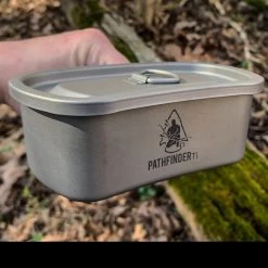 Pathfinder Titanium Canteen Cooking Set -Outdoor Survival Gear PTH206det4 29633.1624535087
