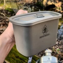 Pathfinder Titanium Canteen Cooking Set -Outdoor Survival Gear PTH206det5 61456.1624535087