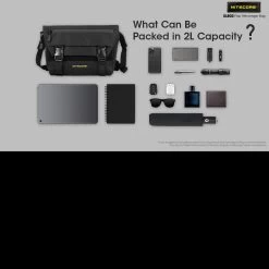 Nitecore SLB02 Messenger Bag -Outdoor Survival Gear SLB02det3 91082.1643032005.1280.1280 77615.1643207532