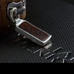 William Henry Bourbon Zip Bi-Fold -Outdoor Survival Gear WH ZBF HAR BRN DBdet2 11424.1625055544.1280.1280 65336.1625055564