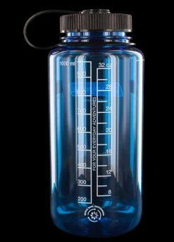 Nalgene Sustain Wide Mouth 1L Bottle -Outdoor Survival Gear blue2 14095.1690902188