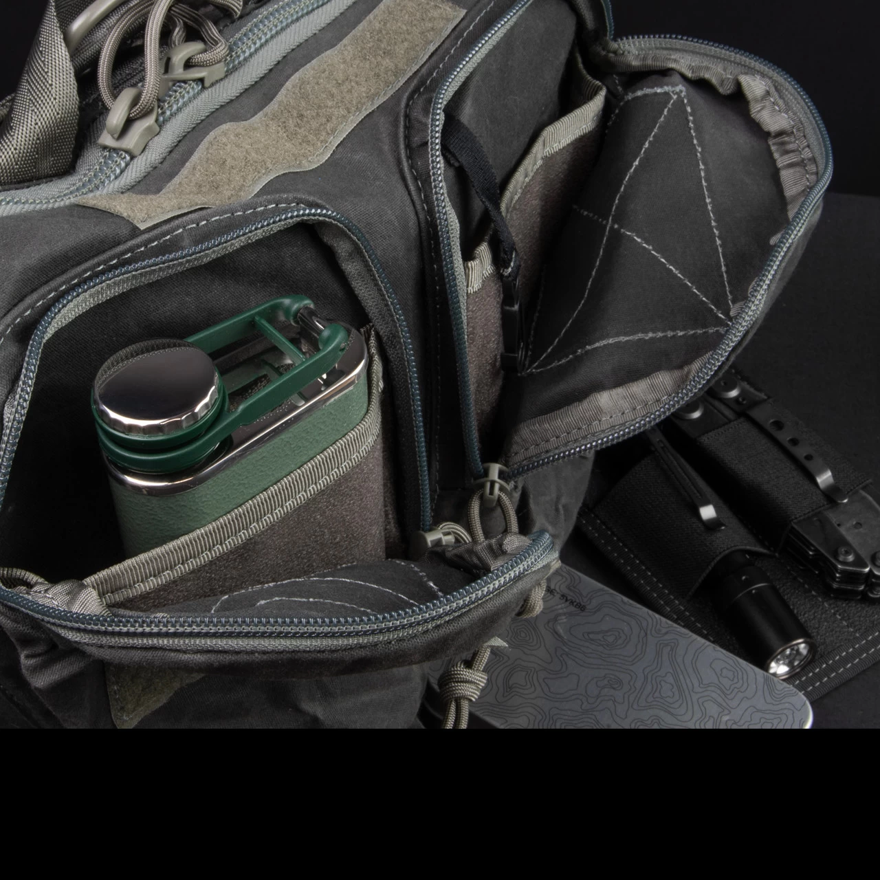 Magforce Aries Cross Body Waxed Canvas Bag 4 Magforce Aries Cross Body Waxed Canvas Bag - Image 2