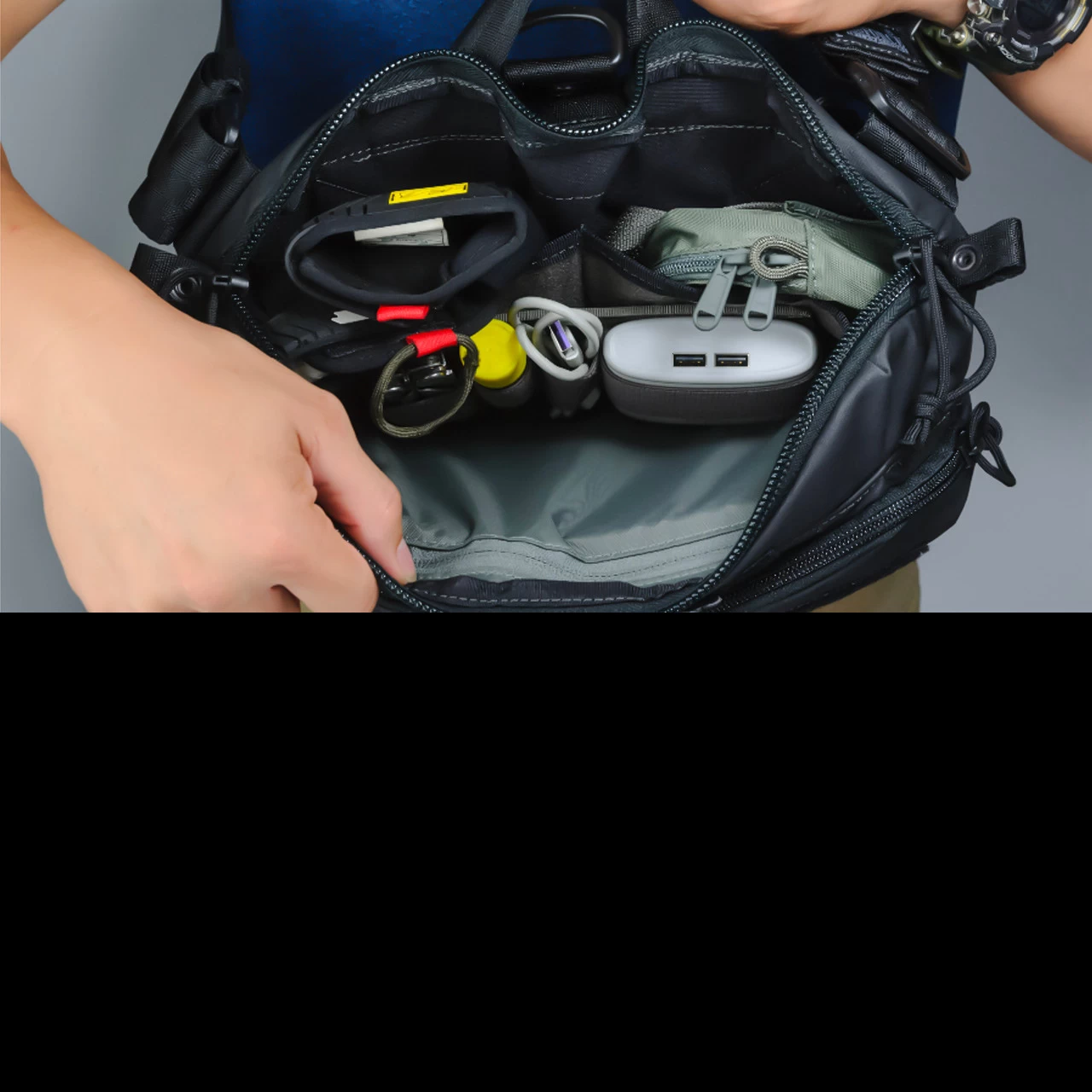 Magforce Aries Cross Body Waxed Canvas Bag 18 Magforce Aries Cross Body Waxed Canvas Bag - Image 16