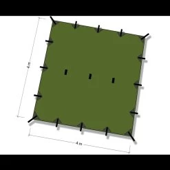 DD Hammocks 4 X 4 Tarp -Outdoor Survival Gear dd 011det 27246.1587395103