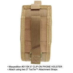 Maxpedition 5in Clip On Phone Holster -Outdoor Survival Gear maxp 110det3 34274.1662128485