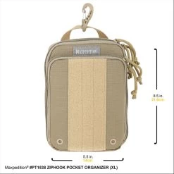 Maxpedition Ziphook Pocket Organiser X Large -Outdoor Survival Gear maxp 1538det4 05408.1609327968
