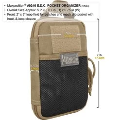 Maxpedition Pocket Organiser EDC -Outdoor Survival Gear maxp 246det5 94372.1673266819