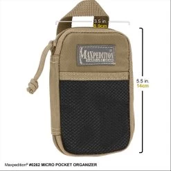 Maxpedition Micro Pocket Organiser -Outdoor Survival Gear maxp 262det5 17748.1694099308