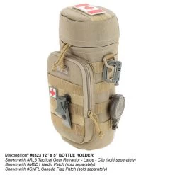 Maxpedition Bottle Holder 12x5 -Outdoor Survival Gear maxp 323det8 17767.1587388778