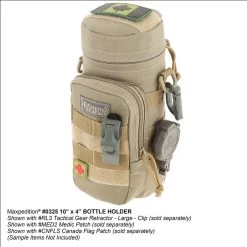 Maxpedition Bottle Holder 10x4 -Outdoor Survival Gear maxp 325det7 73593.1662130088