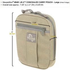 Maxpedition JK-2 Large Carry Pouch -Outdoor Survival Gear maxp 481det 33057.1677680683