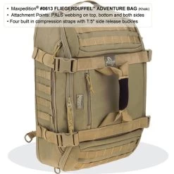 Maxpedition Fliegerduffel Adventure Bag -Outdoor Survival Gear maxp 613det3 97961.1587387208