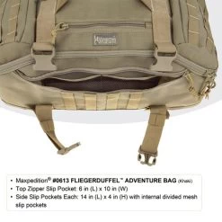 Maxpedition Fliegerduffel Adventure Bag -Outdoor Survival Gear maxp 613det5 61419.1587387214