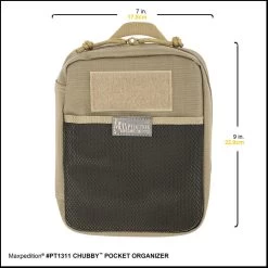 Maxpedition Chubby Pocket Organiser -Outdoor Survival Gear maxp pt1311det3 65911.1662381040