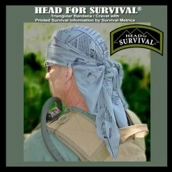 Survival Metrics Head For Survival Bandanna -Outdoor Survival Gear methsdet4 67461.1587391536