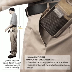 Maxpedition Mini Pocket Organiser -Outdoor Survival Gear pcketorganiser 92504.1694099677