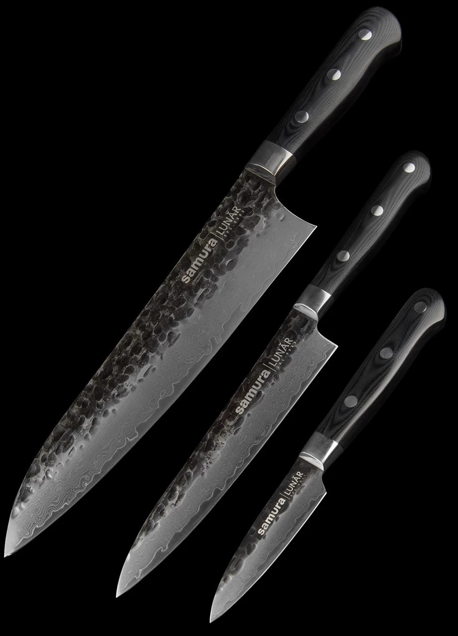 Samura Pro-S Lunar Set Of 3 Kitchen Knives 10 Samura Pro-S Lunar Set Of 3 Kitchen Knives - Image 8