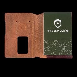 Trayvax Summit Notebook Bi-Fold Leather Sleeve -Outdoor Survival Gear tvx snb pendet 70016.1587416810