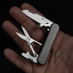 Fox Vulpis 4 Scissor Titanium Penknife -Outdoor Survival Gear vulpisscissors4TITdet 32146.1686821017